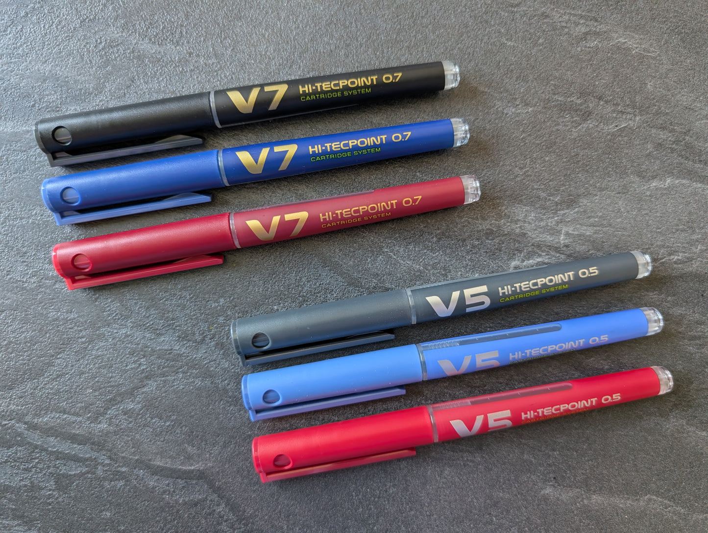 Pilot Hi-Tecpoint Cartridge System V5/V7 Tintenroller mit Patronensystem