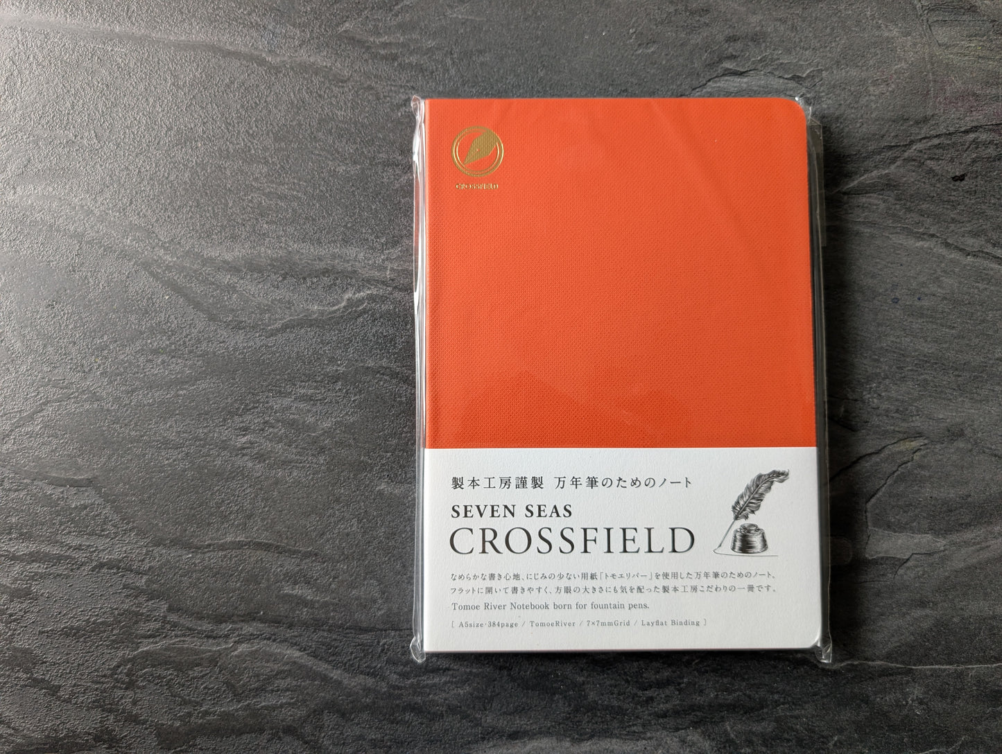Seven Seas Crossfield DIN A5, Softcover Notizbuch aus Tomoe River Papier, 384 Seiten, von Watanabe Bookbinding