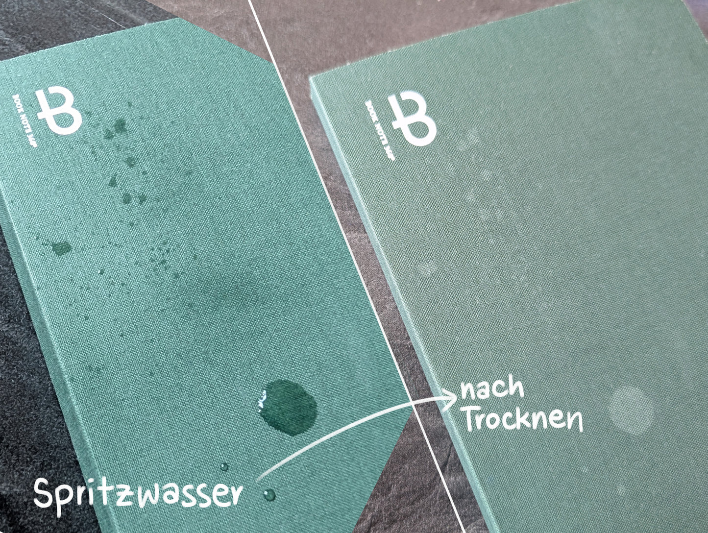 Booknote 360° Notizbuch DIN B6, mit "OK Fools" Papier, 190 Seiten, von Watanabe Bookbinding