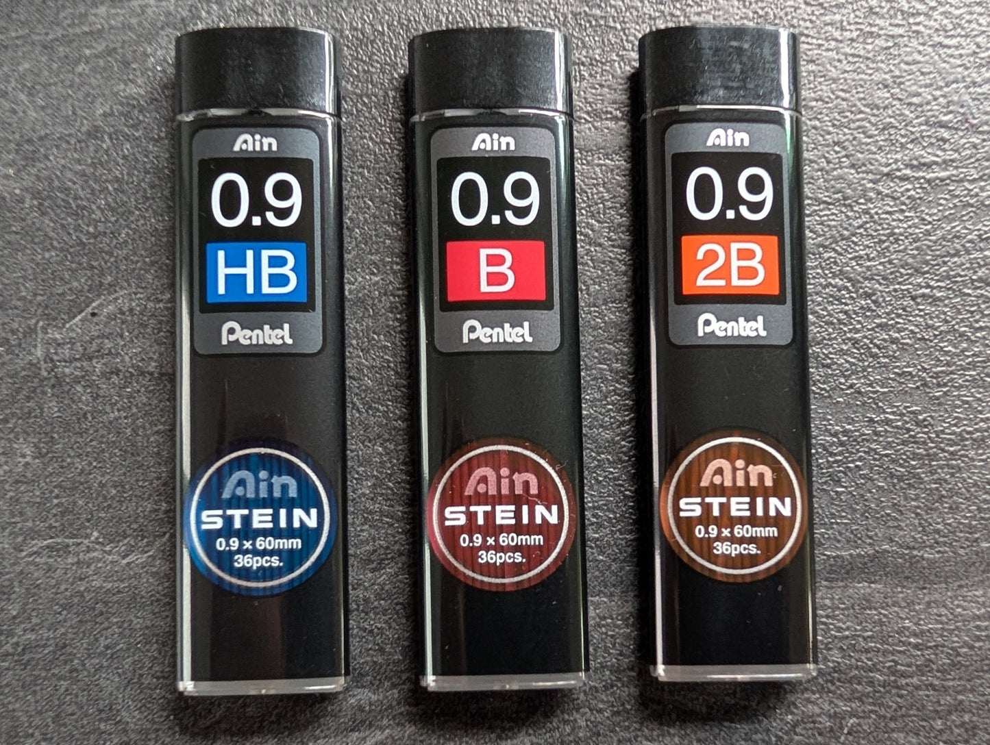 Druckbleistiftminen Pentel AIN Stein 0.9mm, 36 Minen, 60mm lang
