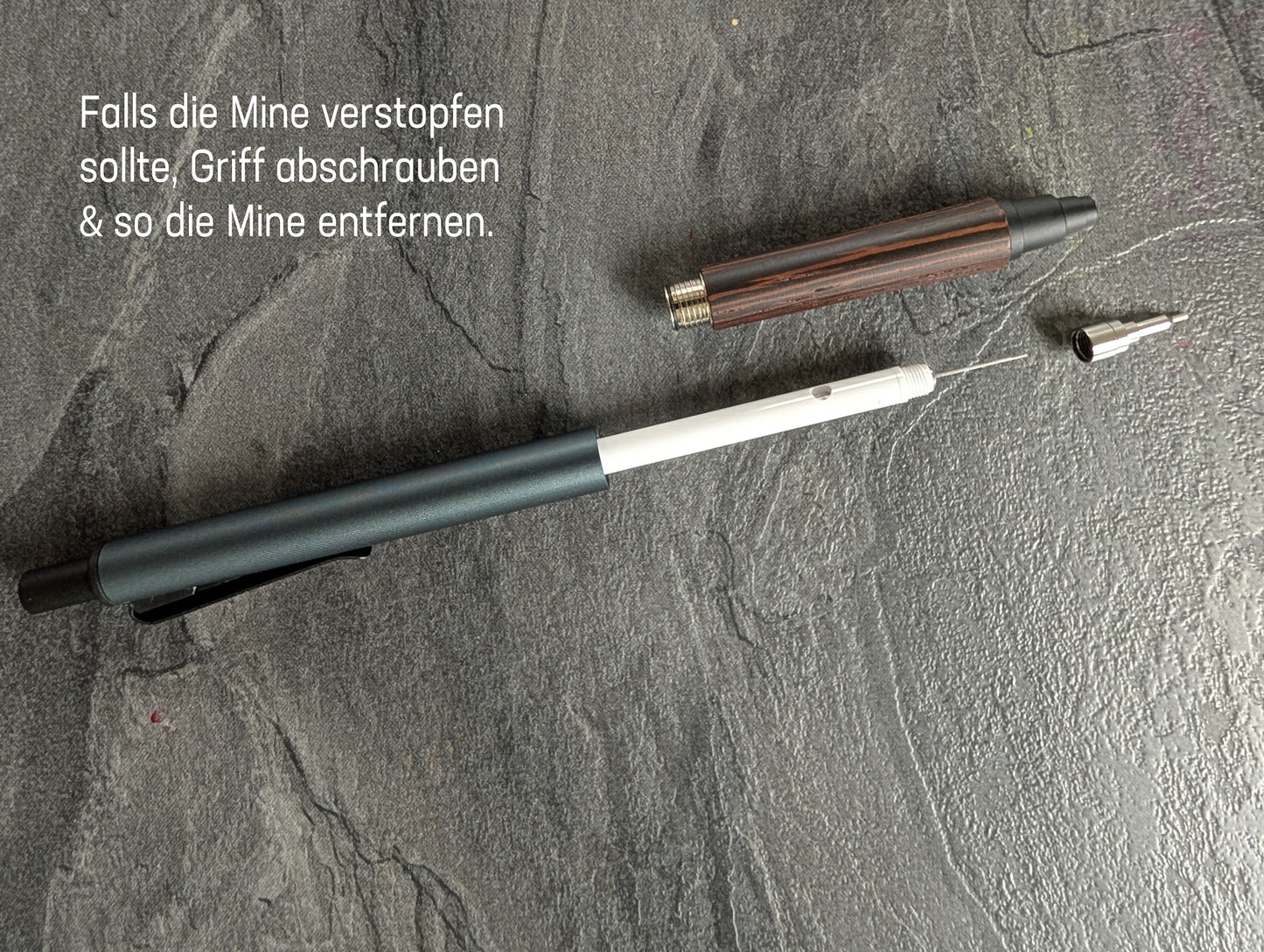 Uni Kuru Toga Wood, Druckbleistift mit Holzgriff & Metallkörper, 0.5mm