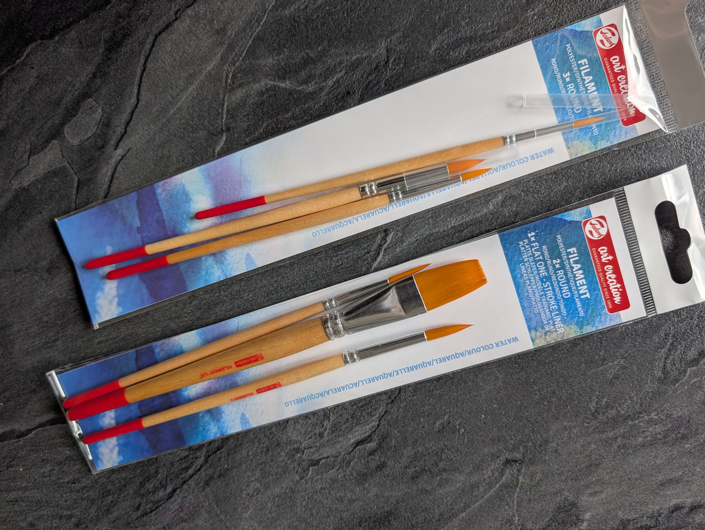 3er Set: Talens art creation Aquarellpinsel