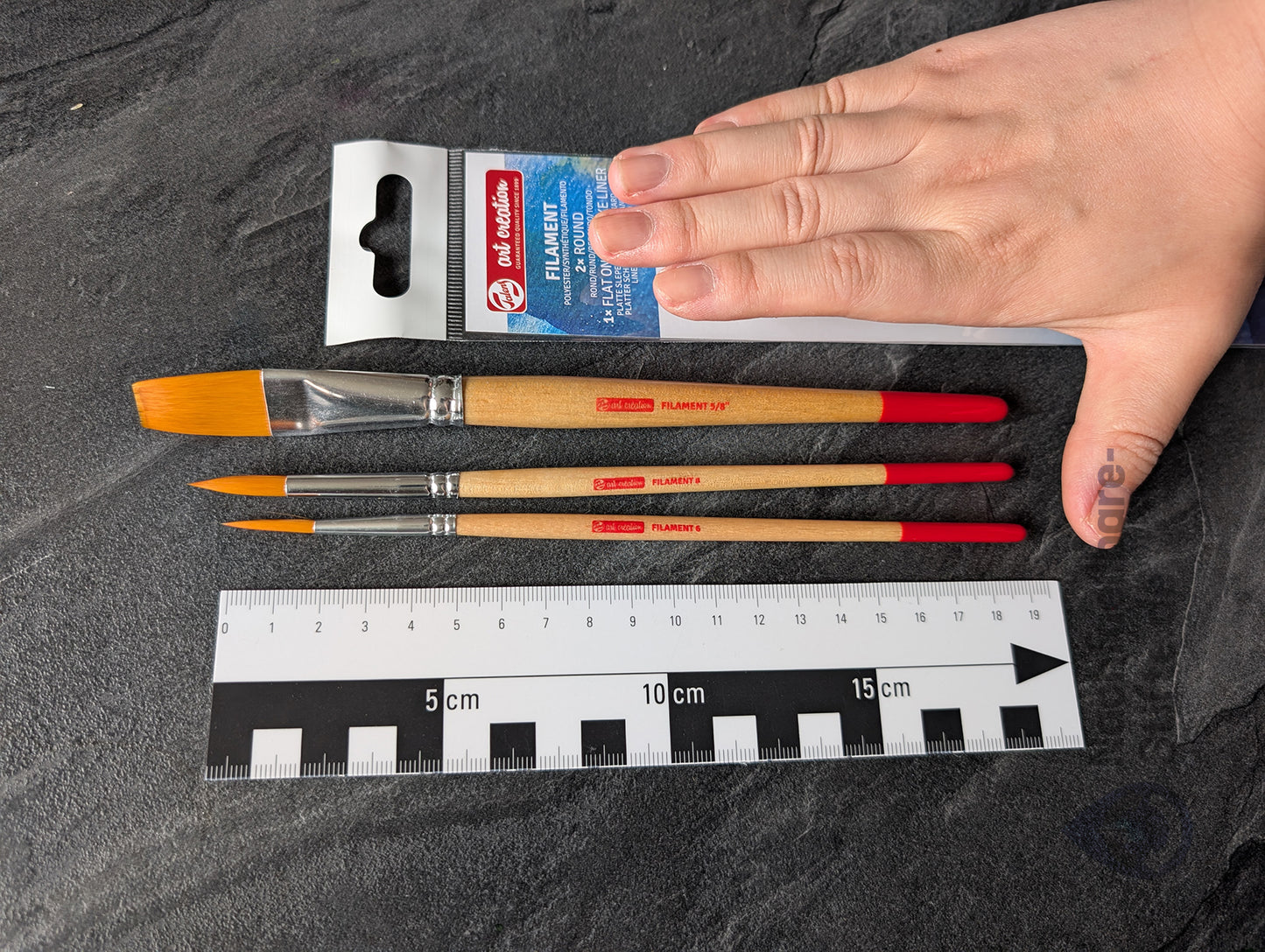 3er Set: Talens art creation Aquarellpinsel