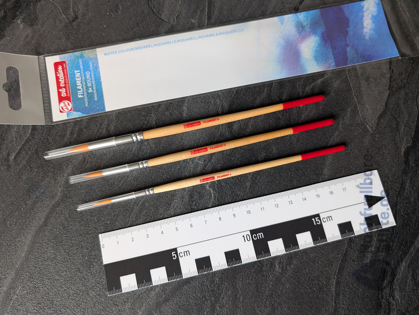 3er Set: Talens art creation Aquarellpinsel