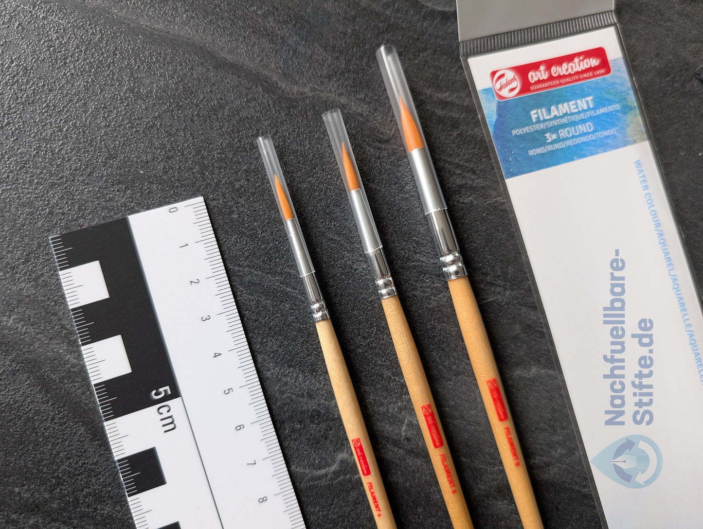 3er Set: Talens art creation Aquarellpinsel