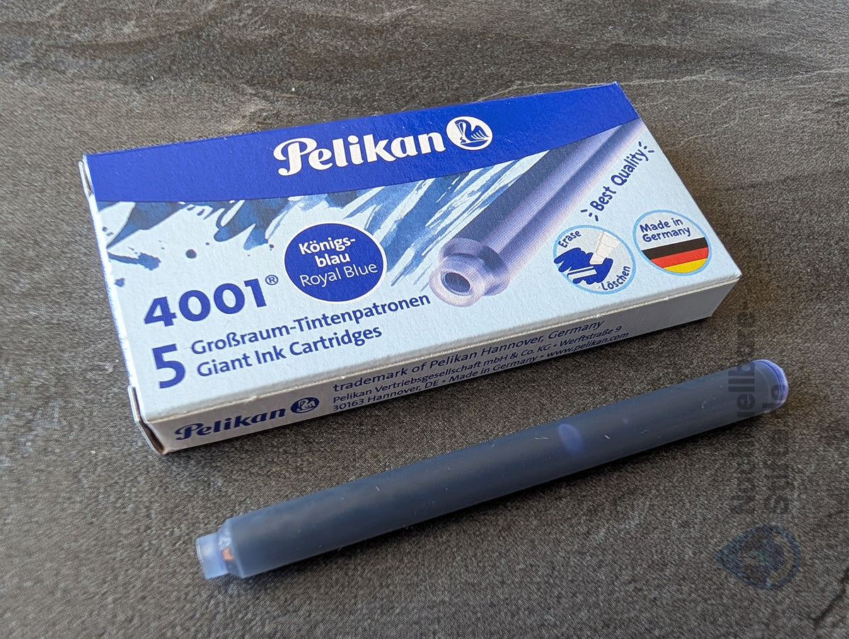 Pelikan 4001® Füllhaltertinte: Königsblau, Patronen TP/6 oder GPT/5, versch. Packungsgrößen