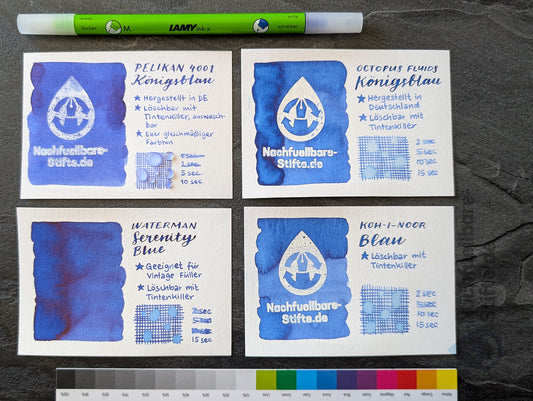 Pelikan 4001® Füllhaltertinte: Königsblau, Patronen TP/6 oder GPT/5, versch. Packungsgrößen
