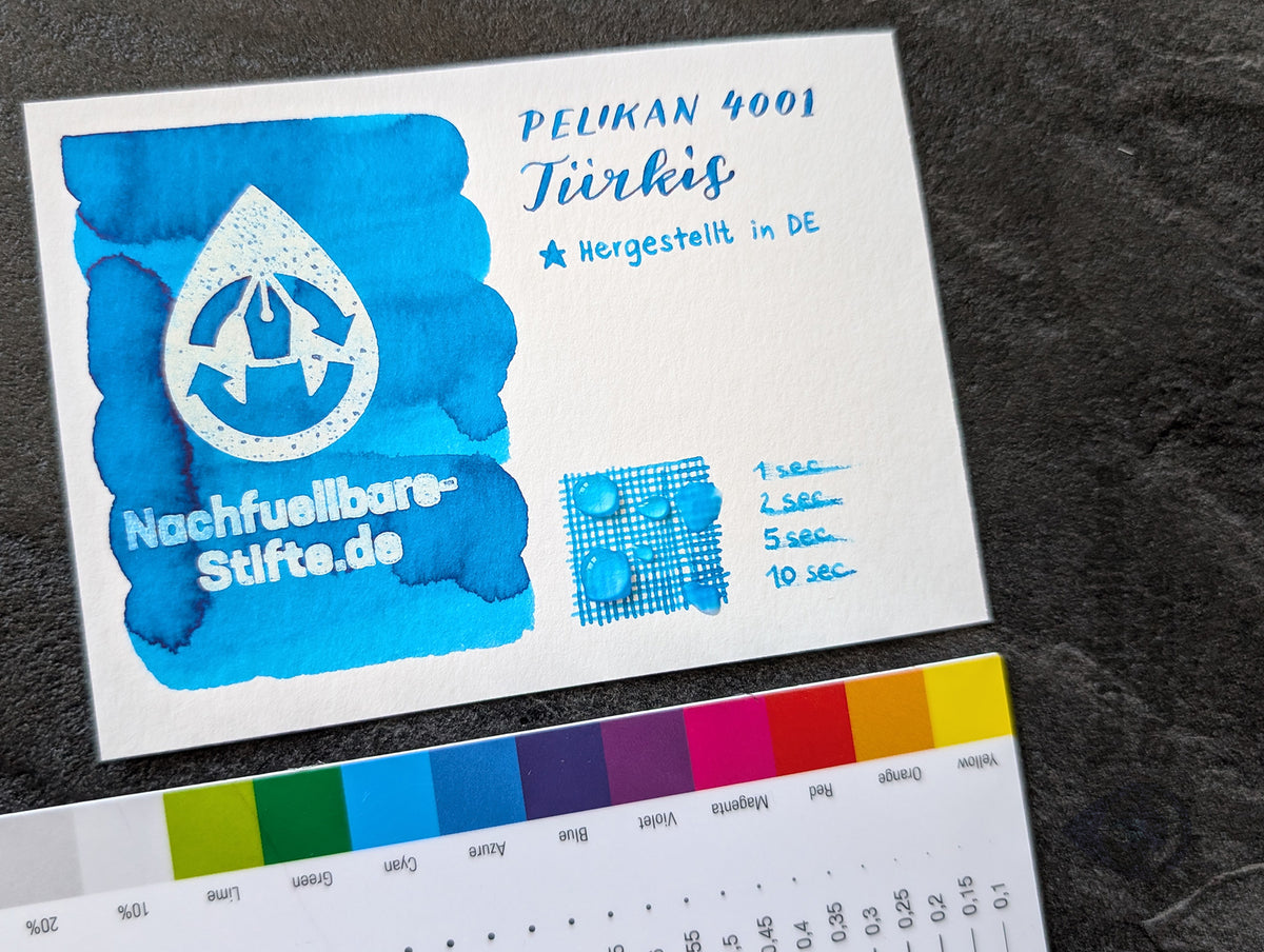 Pelikan 4001® Füllhaltertinte: Türkis, Packung Patronen TP/6 oder GPT/5