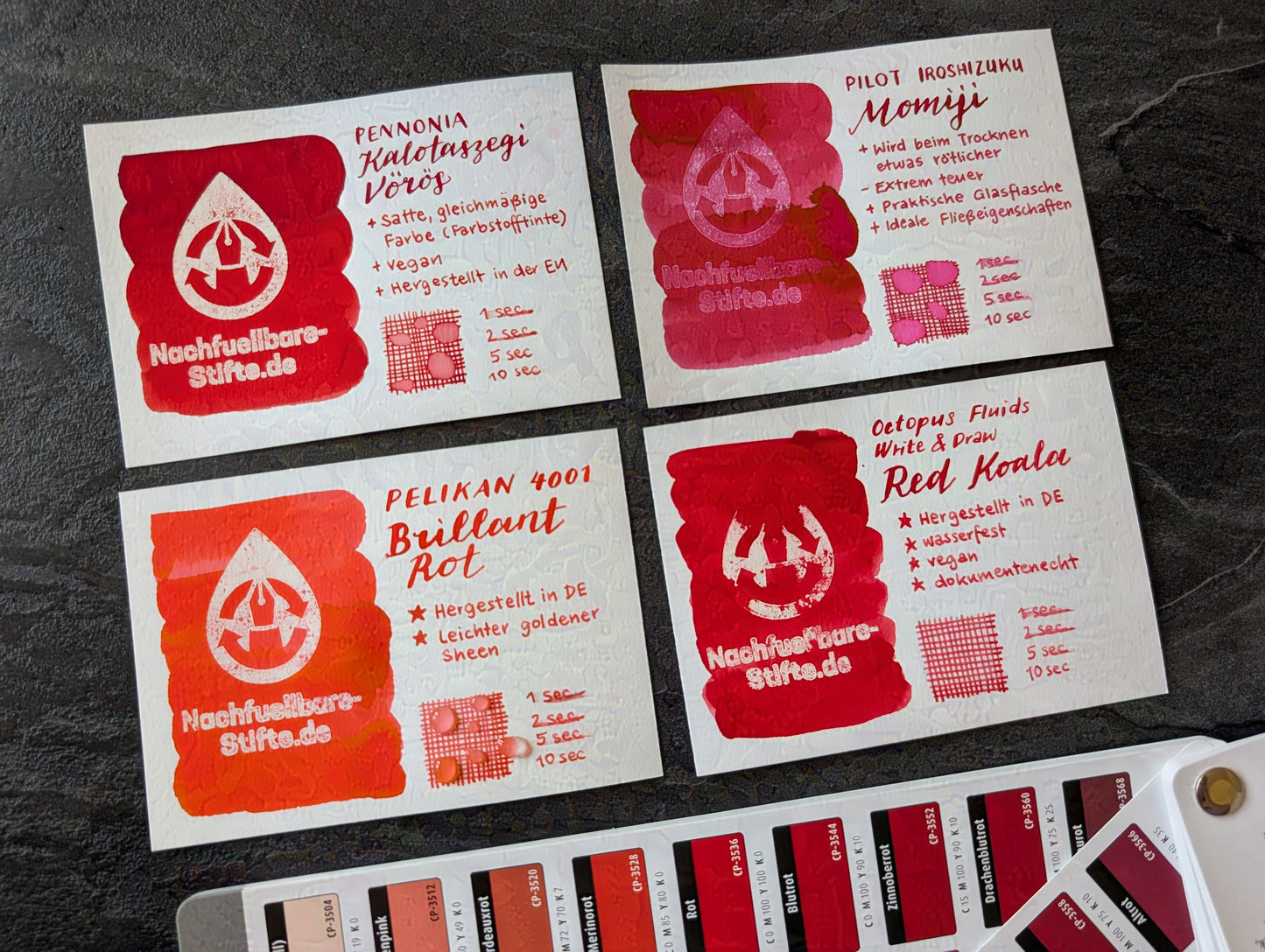 Pelikan 4001® Füllhaltertinte: Brillant Rot, Packung Patronen TP/6 oder GPT/5