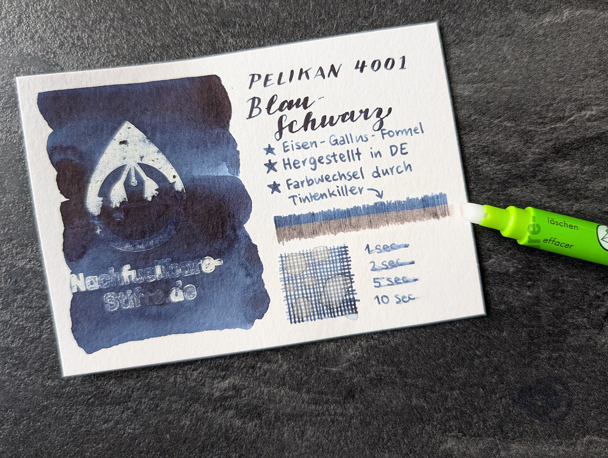 Pelikan 4001® Füllhaltertinte: Blauschwarz, Packung Patronen TP/6 oder GPT/5