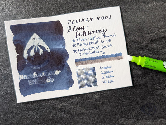 Pelikan 4001® Füllhaltertinte: Blauschwarz, Packung Patronen TP/6 oder GPT/5