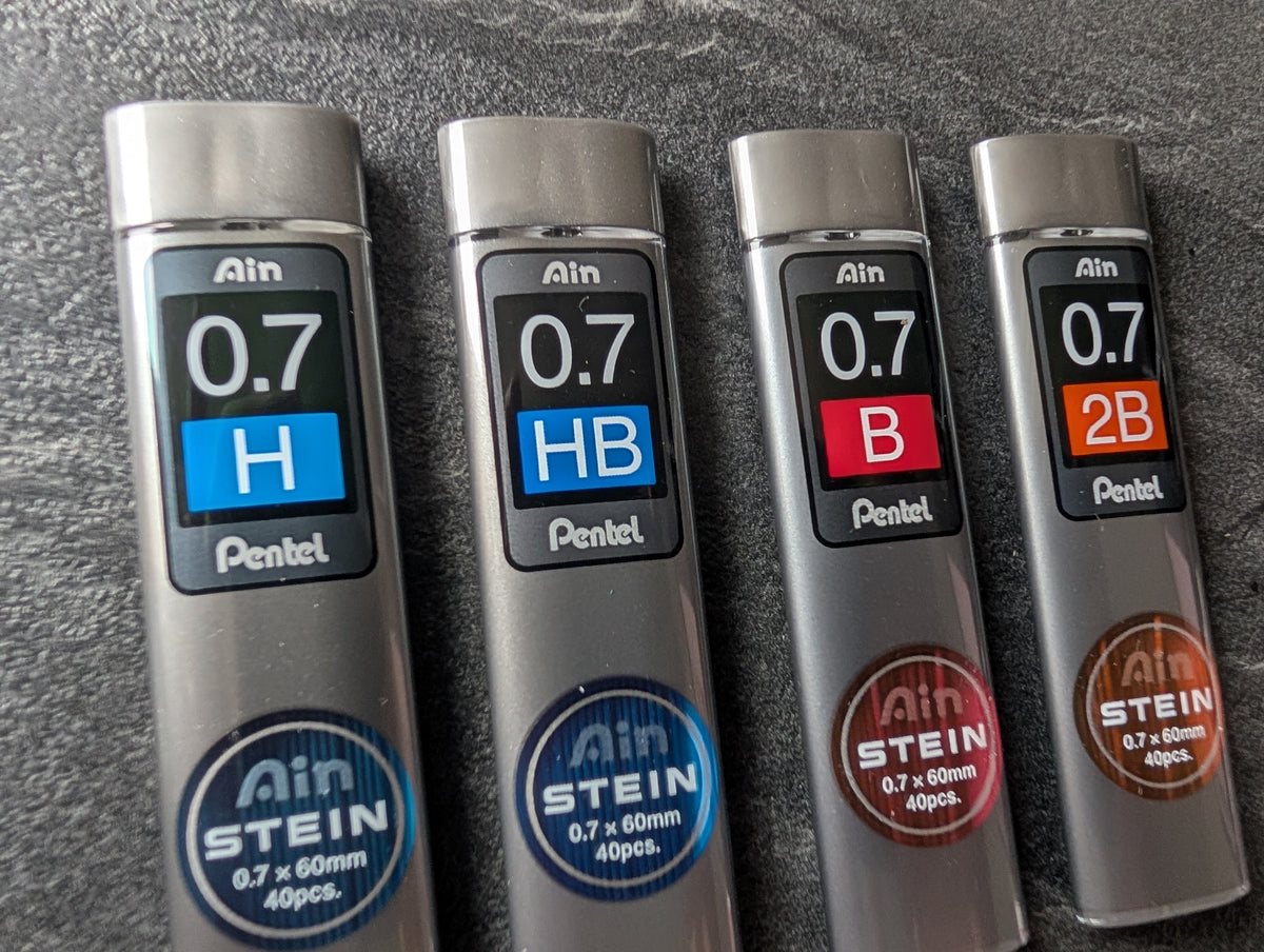 Druckbleistiftminen Pentel AIN Stein 0.7mm, 40 Minen, 60mm lang