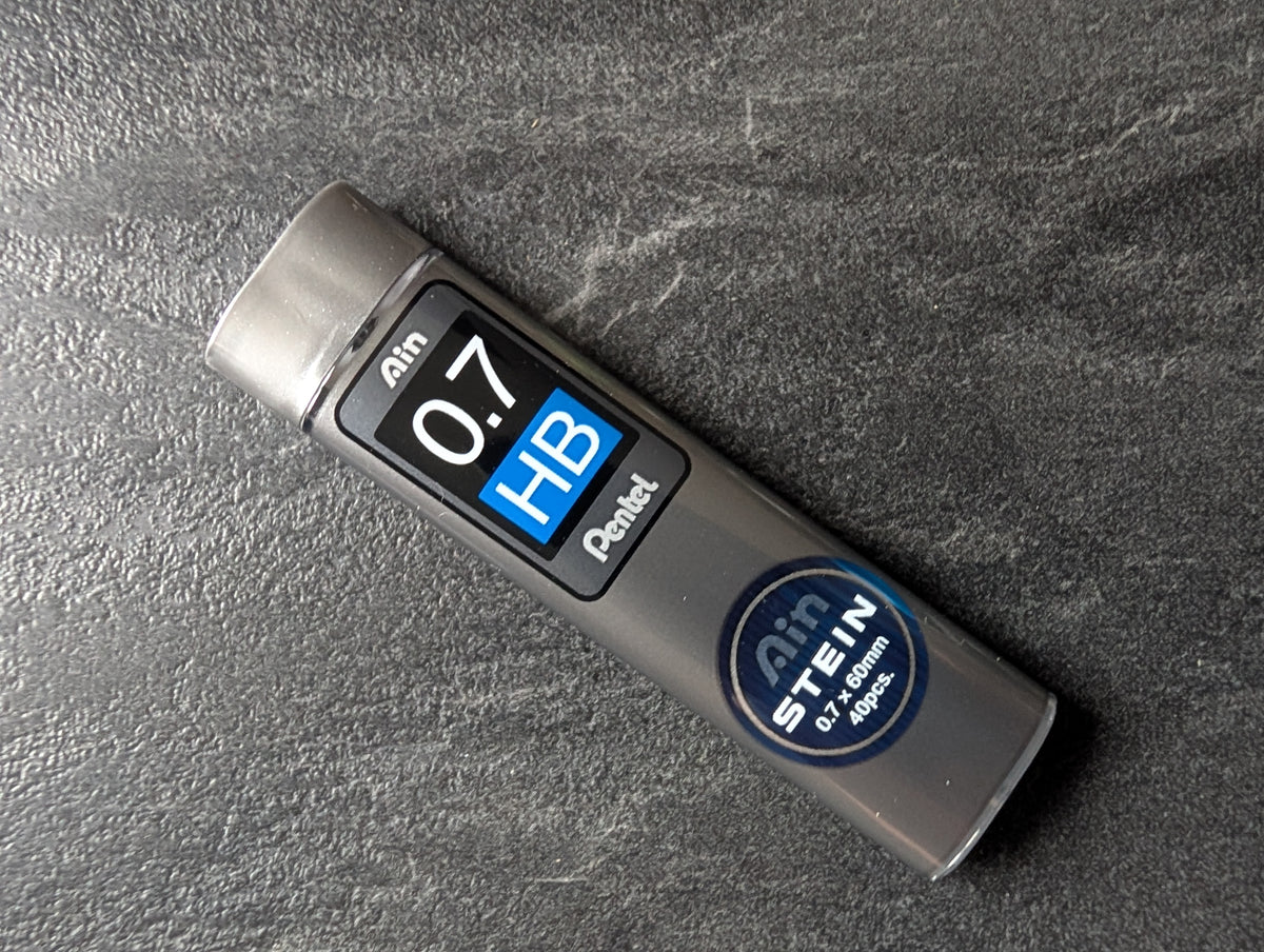 Druckbleistiftminen Pentel AIN Stein 0.7mm, 40 Minen, 60mm lang