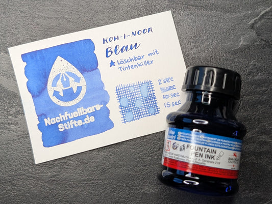 Füllhaltertinte KOH-I-NOOR Blue, 50ml in Plastikflasche