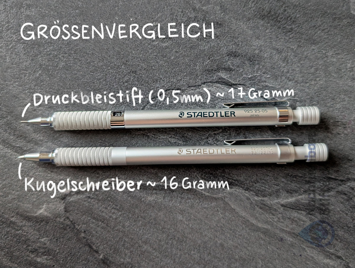 Staedtler Kugelschreiber 425 25F-9, Standard-Großraummine, silber