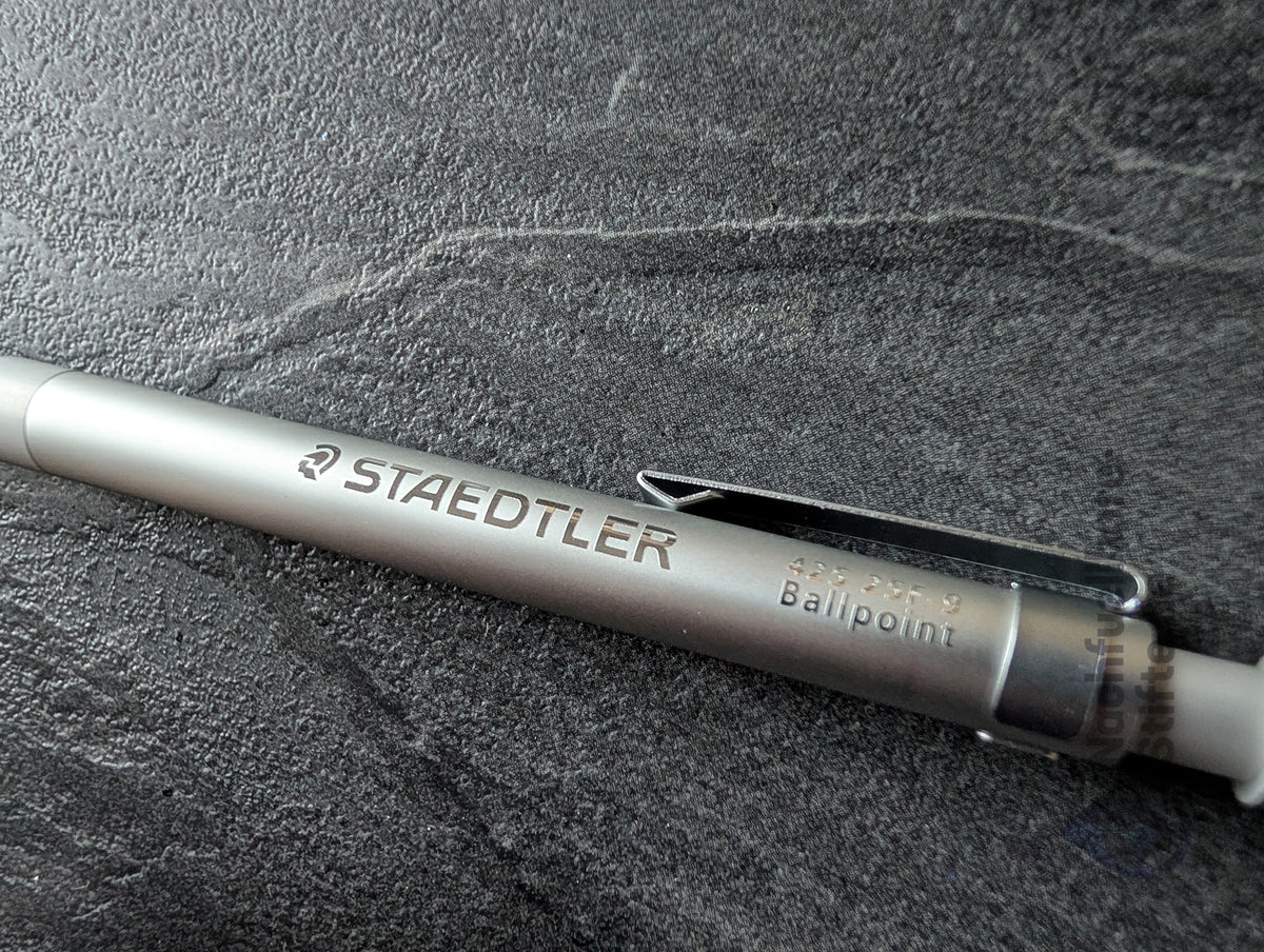Staedtler Kugelschreiber 425 25F-9, Standard-Großraummine, silber