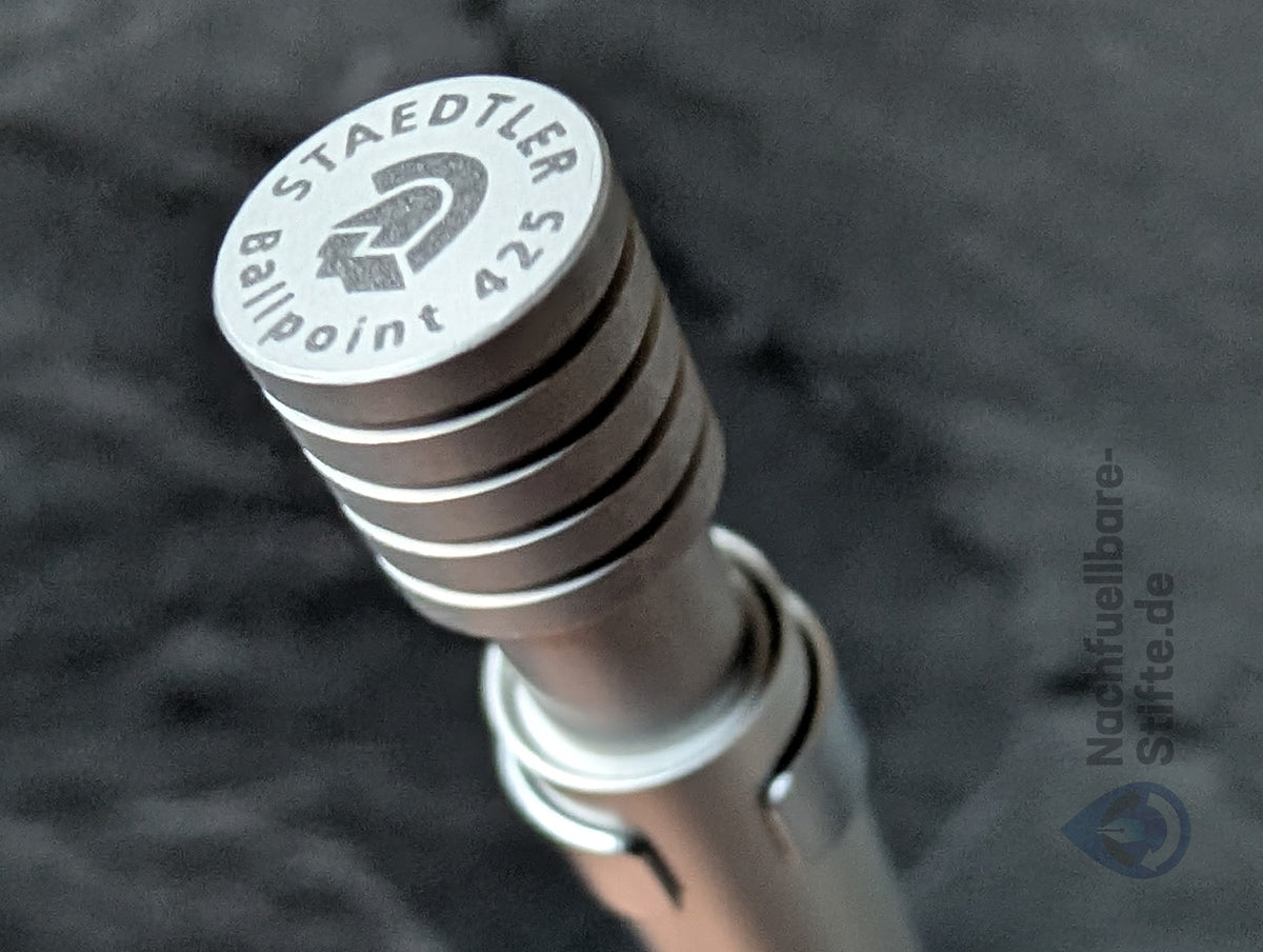 Staedtler Kugelschreiber 425 25F-9, Standard-Großraummine, silber