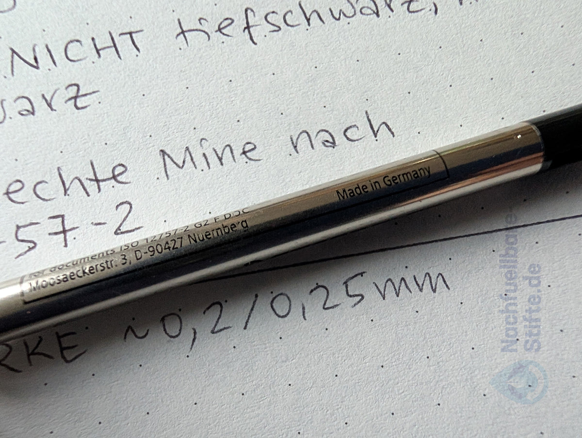 Staedtler Kugelschreiber 425 25F-9, Standard-Großraummine, silber