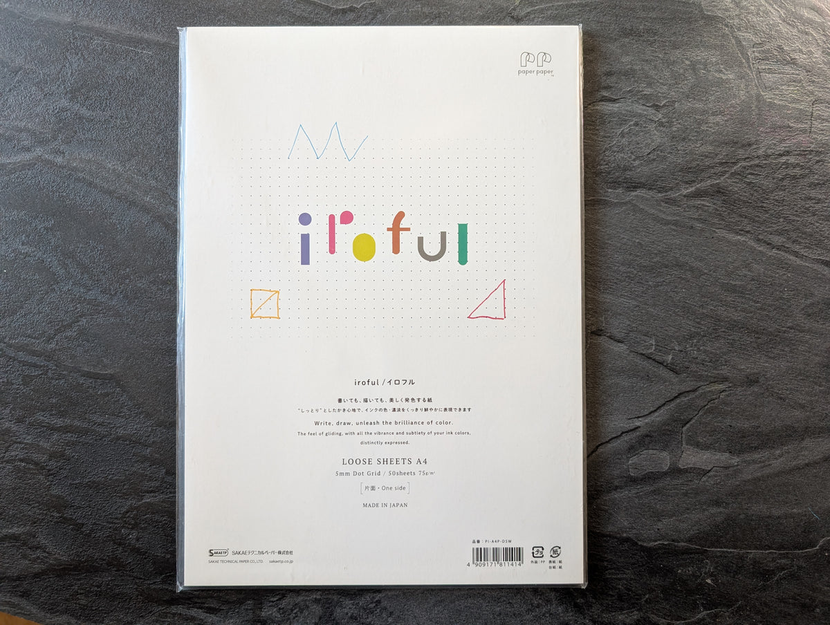 Iroful Papier, lose Blätter, 5mm Punktraster, einseitig bedruckt
