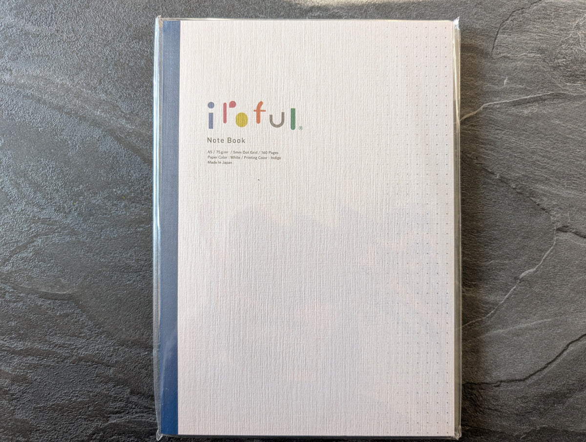 Iroful Notizhefte DIN A5, mit 5mm Punktraster, 160 Seiten