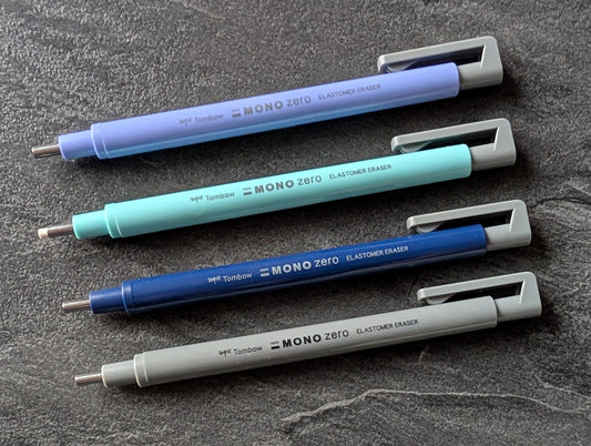 Tombow MONO zero Radierstift neon, runde Spitze, neue Farben