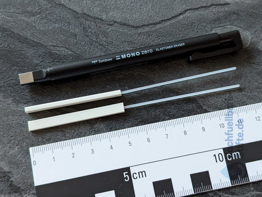 2 Refills für Tombow MONO zero Radierstifte, rechteckig [ER-KUS]