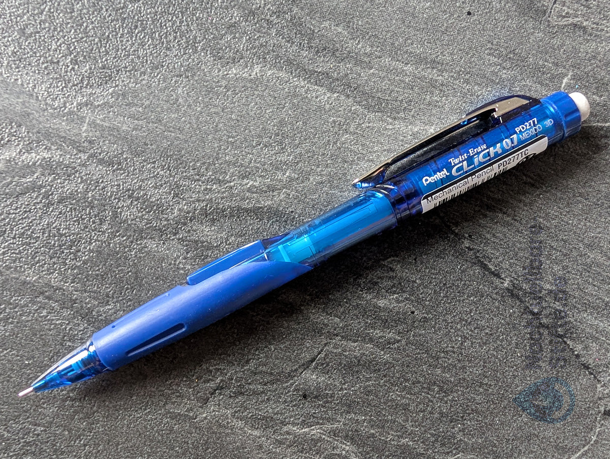 Pentel Twist-Erase Click: Druckbleistift mit seitlichem Knopf & ausfahrbarem Radierer, 0.7mm Variante